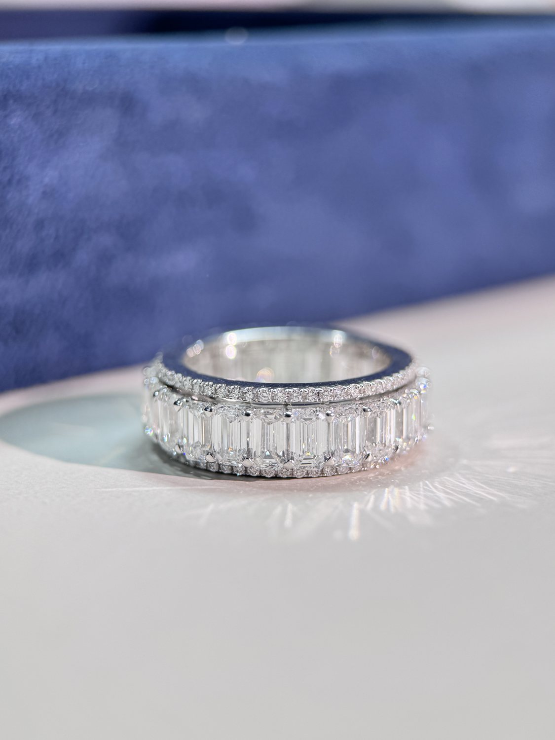 Diamond pave ring
